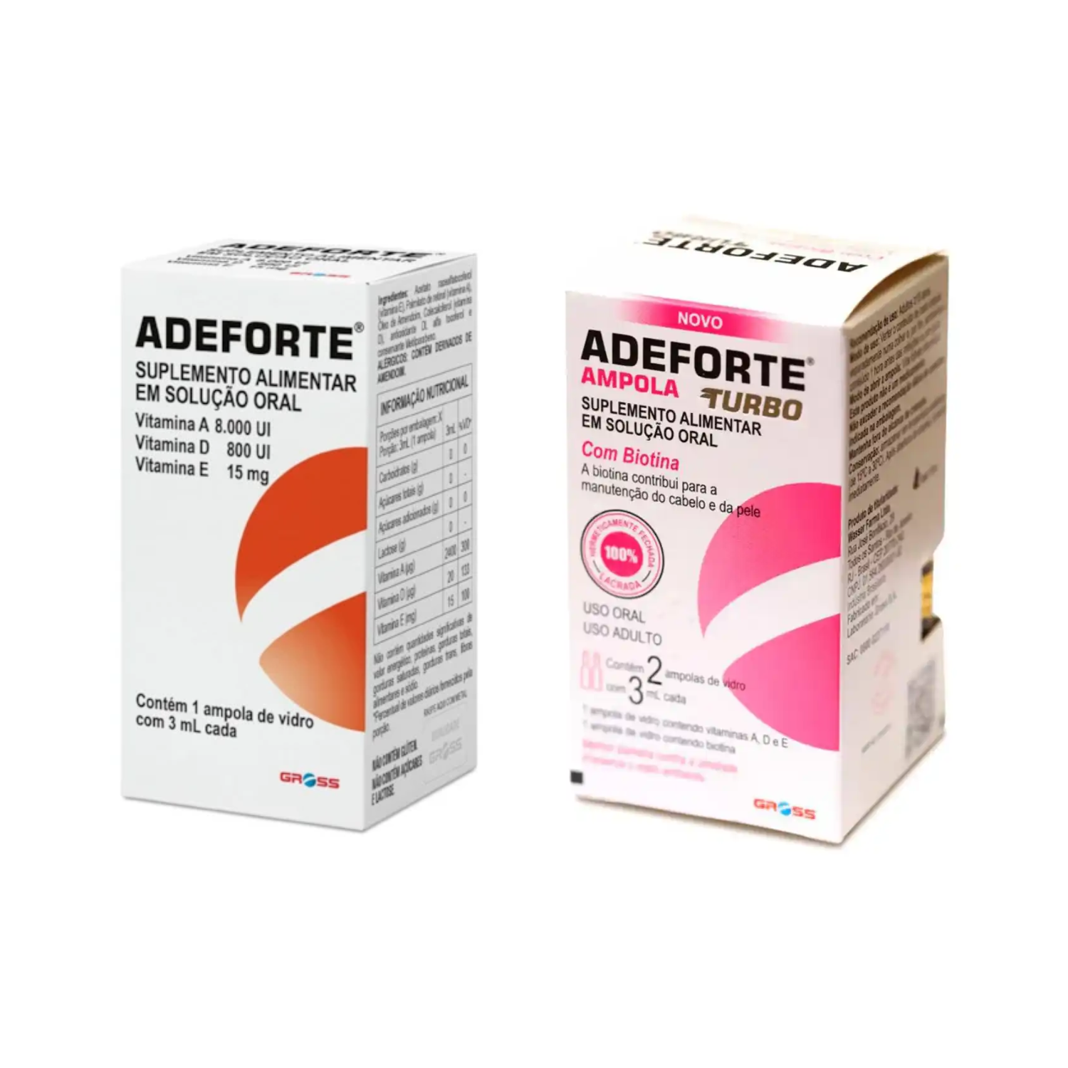 Adeforte Suplemento Alimentar em Solução Oral - Opções: